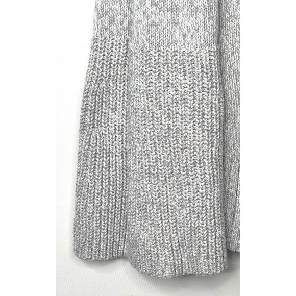 Loft Womens Sweater Knit Turtleneck Bell Sleeve Pullover Light Grey Size XS - Picture 7 of 10